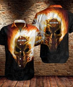 Harley Davidson Button Shirt Design 3D Full Printed Sizes S - 5XL NASA390