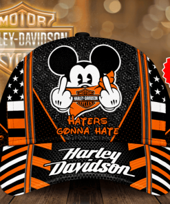 Harley Davidson Hater Gonna Hate Custom Name Classic Cap NMAR92