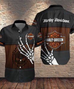 Harley Davidson Button Shirt Design 3D Full Printed Sizes S - 5XL NASA377