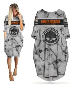 Harley Davidson Motorcycle Batwing Pocket Dress NMAR56