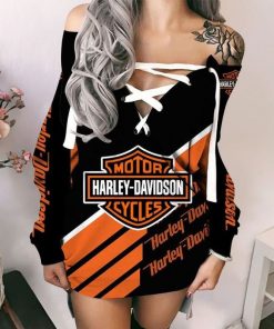 Harley Davidson Criss Cross Sweatshirt Dress Sizes S - 3XL NASA326