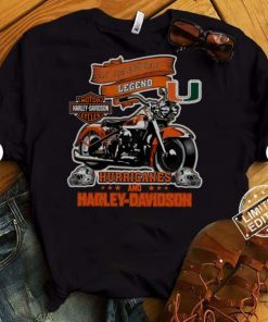Harley Davidsion An American Legend Hurricane And Harley Davidson T-shirt Design 2D Full Printed Sizes S - 5XL - NMAR112