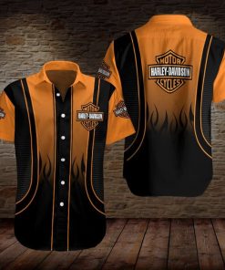 Harley Davidson Button Shirt Design 3D Full Printed Sizes S - 5XL NASA398