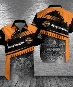 Harley Davidson Button Shirt Design 3D Full Printed Sizes S - 5XL NASA369