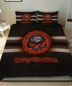 Harley Davidson Bedding Set Cover Design 3D - NAJA71