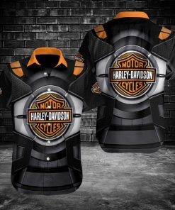 Harley Davidson Button Shirt Design 3D Full Printed Sizes S - 5XL NASA402