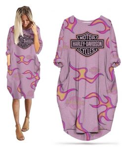 Harley Davidson Motorcycle Batwing Pocket Dress NMAR54
