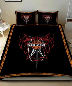 Harley Davidson Bedding Set Cover Design 3D - NAJA79