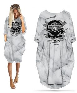 Harley Davidson Motorcycle Batwing Pocket Dress NMAR60