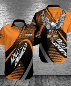 Harley Davidson Button Shirt Design 3D Full Printed Sizes S - 5XL NASA367