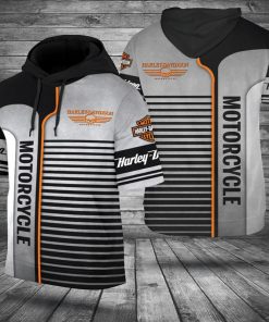 Harley Davidson Motorcycle Short Sleeve Hoodie NMAR100