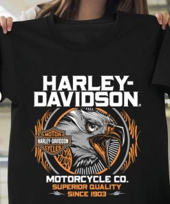 Harley Davidsion Motorcycle CO. Superior Quality Since 1903 T-shirt Design 2D Full Printed Sizes S - 5XL - NMAR114
