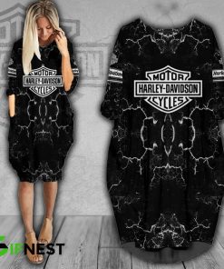 Harley Davidson Motorcycle Batwing Pocket Dress NMAR70