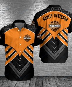 Harley Davidson Button Shirt Design 3D Full Printed Sizes S - 5XL NASA370