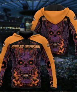Harley Davidson Hoodie Design 3D Full Printed Sizes S - 5XL - NMHN111
