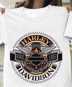 Harley Davidsion Ride To Live Live To Ride T-shirt Design 2D Full Printed Sizes S - 5XL - NMQE178