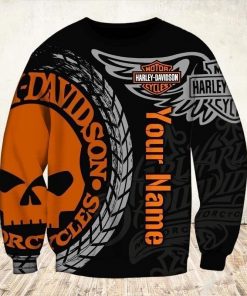 Harley Davidson Custom Name Sweatshirt Design 3D Full Printed Sizes S - 5XL - NMHN099B