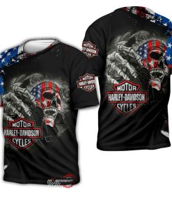 Harley Davidson T-Shirt Design 3D Full Printed Sizes S - 5XL - NAXA309S