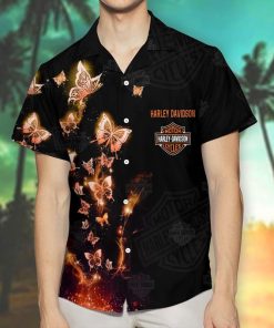 Harley Davidson Hawaii Shirt Design 3D Full Printed Sizes S - 5XL NANA430