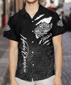 Harley Davidson Hawaii Shirt Design 3D Full Printed Sizes S - 5XL NANA388