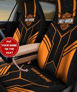 Harley Davidson Custom Name Car Seat Covers - NANA64