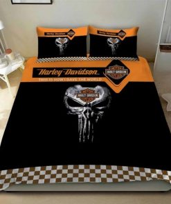 Harley Davidson Bedding Set Cover Design 3D - NANA62