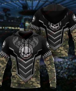 Harley Davidson Hoodie Design 3D Full Printed Sizes S - 5XL - NANA31