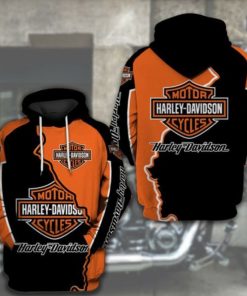 Harley Davidson Hoodie Design 3D Full Printed Sizes S - 5XL - NANA39