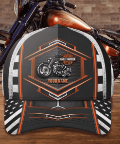 Harley Davidson Motorcycle Custom Name Classic Cap NANA465