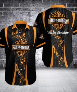 Harley Davidson Button Shirt Design 3D Full Printed Sizes S - 5XL NANA395