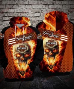 Harley Davidson Hoodie Design 3D Full Printed Sizes S - 5XL - NANA27