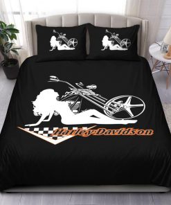 Harley Davidson Bedding Set Cover Design 3D - NAXA265