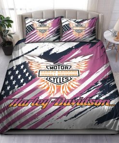 Harley Davidson Bedding Set Cover Design 3D - NAXA262