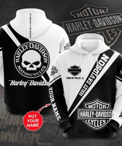 Harley Davidson Custom Name Hoodie Design 3D Full Printed Sizes S - 5XL - NAXA343