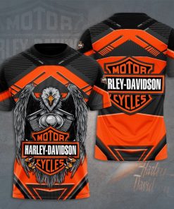 Harley Davidson T-Shirt Design 3D Full Printed Sizes S - 5XL - NAXA372D