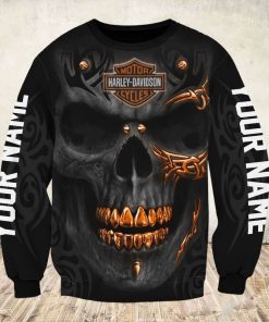 Harley Davidson Custom Name Sweatshirt Design 3D Full Printed Sizes S - 5XL - NMHN098B