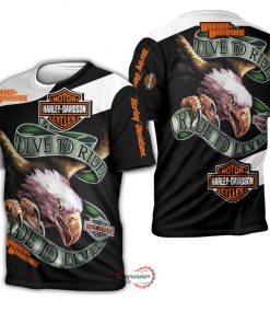 Harley Davidson T-shirt Design 3D Full Printed Sizes S - 5XL - NMHN091A