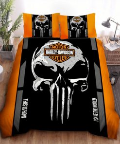 Harley Davidson Bedding Set Cover Design 3D - NAXA305