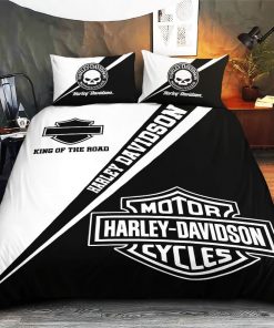 Harley Davidson Bedding Set Cover Design 3D - NAXA306