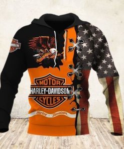 Harley Davidson Hoodie Design 3D Full Printed Sizes S - 5XL - NAXA334A
