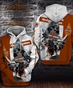 Harley Davidson Hoodie Design 3D Full Printed Sizes S - 5XL - NAXA350
