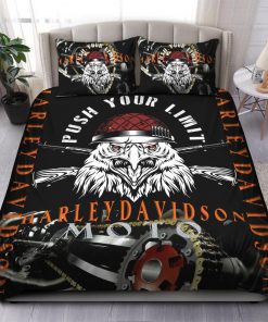 Harley Davidson Bedding Set Cover Design 3D - NAXA206