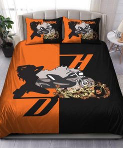 Harley Davidson Bedding Set Cover Design 3D - NAXA263