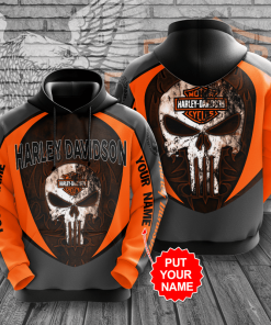 Harley Davidson Custom Name Hoodie Design 3D Full Printed Sizes S - 5XL - NMHN101C
