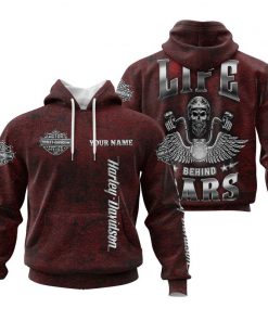 Harley Davidson Custom Name Hoodie Design 3D Full Printed Sizes S - 5XL - NMHN093C