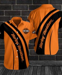 Harley Davidson Button Shirt Design 3D Full Printed Sizes S - 5XL NAXA314