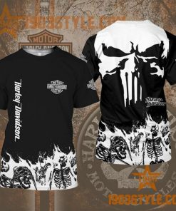 Harley Davidson T-Shirt Design 3D Full Printed Sizes S - 5XL - NAXA389D