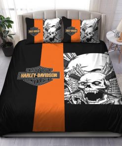 Harley Davidson Bedding Set Cover Design 3D - NAXA236