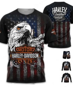 Harley Davidson T-Shirt Design 3D Full Printed Sizes S - 5XL - NAXA325D
