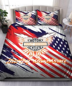 Harley Davidson Bedding Set Cover Design 3D - NAXA264